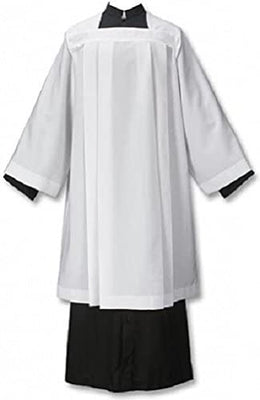 Augustinian Collection Plain Box Pleated Surplice, Medium