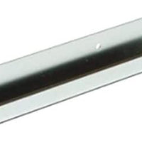 72" Mirror Bottom J Channel Extruded Aluminum, Bright Silver (1 PCS) - Used to Securely Mount Wall Mirrors