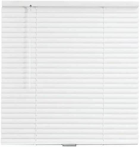 46x48" Cordless 1" Vinyl Mini Blind White