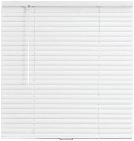 46x48" Cordless 1" Vinyl Mini Blind White