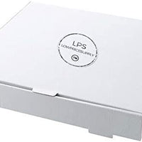 50 PACK - 10" x 10" x 2" White Corrugated Plain Pizza / Bakery Box