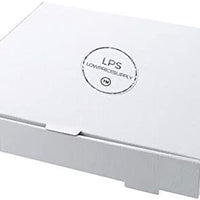 50 Pack - 18" x 18" x 2" White Corrugated Plain Pizza/Bakery Box