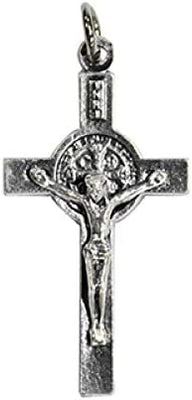 12pc Catholic & Religious Gifts, Small Crucifix ST Benedict - 1.50