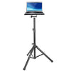 Neewer Deluxe 36.2-51.2 inches/92-130 centimeters Adjustable and Collapsible Heavy-Duty Laptop Stand with Solid Tripod Base and Non-slip Rubber Caps, Black