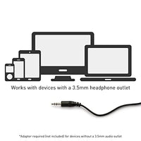 Panasonic Headphones, Lightweight Over the Ear Wired Headphones with Clear Sound and XBS for Extra Bass, Long Cord, 3.5mm Jack for Phones and Laptops – RP-HT161-K (Black)