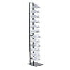 12 Tier Baseball Hat Rack Tower Display in Black - 73 H x 12.5 W x 14.5 D Inches