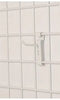 Peg Hook for Wire Grid in White 2 Inch - Count of 50