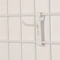 Peg Hook for Wire Grid in White 2 Inch - Count of 50