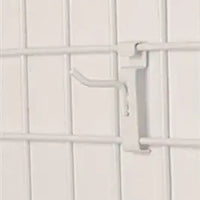 Peg Hook for Wire Grid in White 2 Inch - Count of 50