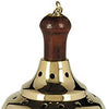 Sudbury Brass Round Single Chain Hanging Censer, 8 Inch