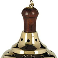 Sudbury Brass Round Single Chain Hanging Censer, 8 Inch