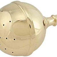 Sudbury Brass Aspergillum Holy Water Sprinkler with Wood Handle, 11 Inch