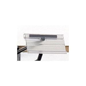 Scan Hook Label Holder in Clear 1 x 2 Inches - Pack of 50