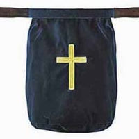 Autom Embroidered Cross Offering Bags - Blue (2)