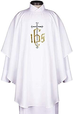 IHS Chasuble White