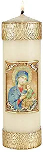 Christian Brands Our Lady of Prptl Help Candle