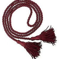Christian Brands Weighted Pew Rope (Burgundy, 12 Ft) (Pack of 2)