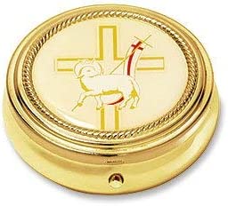 Lamb with Cross Pyx - 3/pk