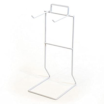 2-Hook Countertop Rack in White 5 W x 6 D x 11 H Inches