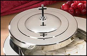 Stacking Bread Plate Cover - Silver Finish (Pack of 2)