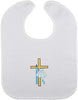 Christian Brands Cross/Shell Baptismal Bib 6 Pk
