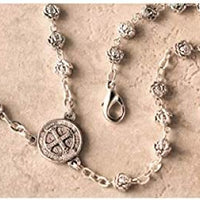 Catholic & Religious Gifts, Rosary ST Benedict, 24" 4MM