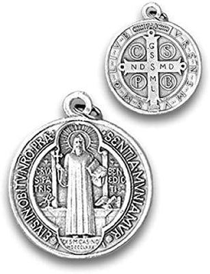 12pc Catholic & Religious Gifts, OXY Medal ST Benedict; 1.25