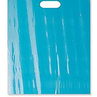 Teal Low Density Merchandise Bags 12X15 Inches with Die Cut Handles -Lot of 1000