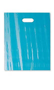 Teal Low Density Merchandise Bags 12X15 Inches with Die Cut Handles -Lot of 1000