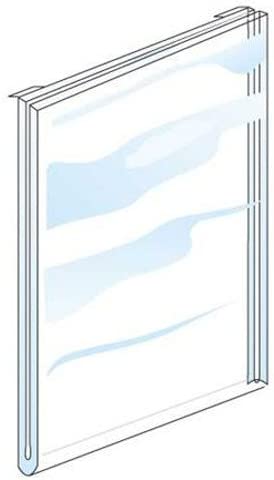 Acrylic Sign Holder Single Sided 8.5 x 11 Inches Use with Slatwall Or Wire Grid