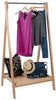1pc, A-Frame Single-Rail Wood Rack With Bottom Shelf