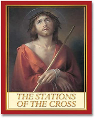 12pc Catholic & Religious Gifts, The Stations of The Cross 104 X 135MM / 28 Pages