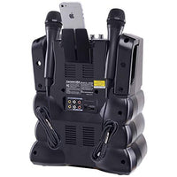Karaoke USA Karaoke System - Portable, Black (GF844)
