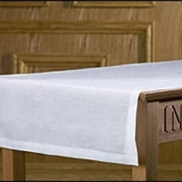Altar Runner 100% Linen 100% Linen 24 x 62' L, White