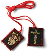 Catholic & Religious Gifts, Scapular of Precious Blood/PRECIOSA Sangre (MIN 12PCS)