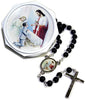 Catholic & Religious Gifts, Rosary First Communion BOY Black, 4MM 16"
