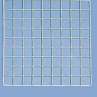 Count of 10 New White Mini Grid Panel 14" x 14"
