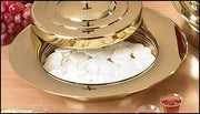 Communion Tray Center Bread Plate - Brass Finish