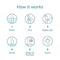 Lee Beauty Professional Callus Remover for Feet - 8 Oz, Original, Powerful Formulation - Extra Strength Gel, Home Pedicure Foot Spa Results - Cracked & Dead Dry Skin Supplies