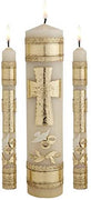 Autom Crs Ring Wedding Cndle Set