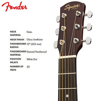 Squier SA-150 Dreadnought Acoustic Guitar, Natural
