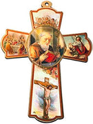 Catholic & Religious Gifts, Cross Wall ST Benedict, 8"