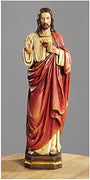 12" Val Gardena Sacred Heart Statue