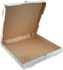 50 PACK - 10" x 10" x 2" White Corrugated Plain Pizza / Bakery Box