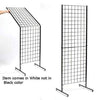 Folding Grid Display in White 24 W x 20 D x 69 H Inches with Nylon Bag