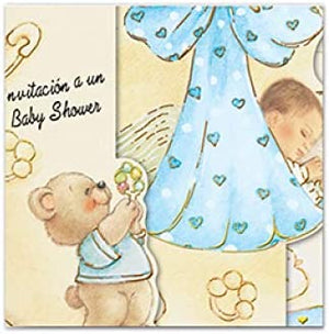 Catholic & Religious Gifts, Baby Shower Mini Remembrance BOY 100/PKG