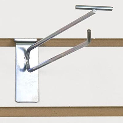 Slatwall Scanner Hook in Zinc 12 Inch - Lot of 100