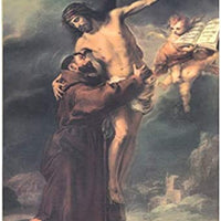 Catholic & Religious Gifts, ST Francis of Assisi W/Crucifix 32X42CM