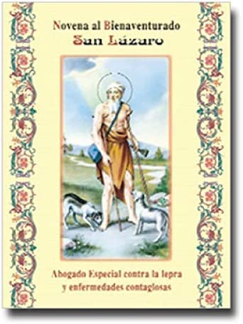 12pc Catholic & Religious Gifts, NOVENA AL BIENAVENTURADO ST Lazarus