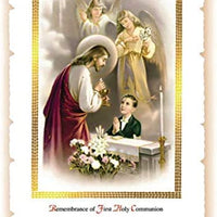 Catholic & Religious Gifts, First Communion CERT BOY English 100/PKG